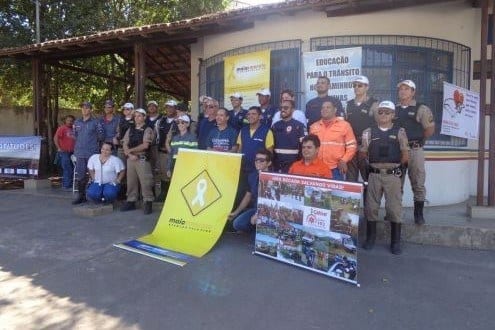 ​Montes Claros – Bombeiros participam do mês de Prevenção à Acidentes de Trânsito