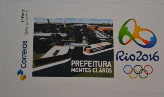 Montes Claros - Correios de Montes Claros lançam selo em comemoração ao Revezamento da Tocha Olímpica na cidade