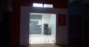 Norte de Minas - Bandidos tentam explodir caixa eletrônico em Cristália