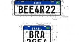 Motor - Novo sistema de placas começa a partir de 2017 no Brasil