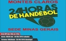 Handebol Montes Claros muda maratona de 12 para 24 horas a pedido da CBHb