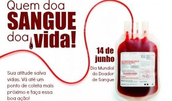 MG - Hemominas tem programação especial no Dia Mundial do Doador de Sangue