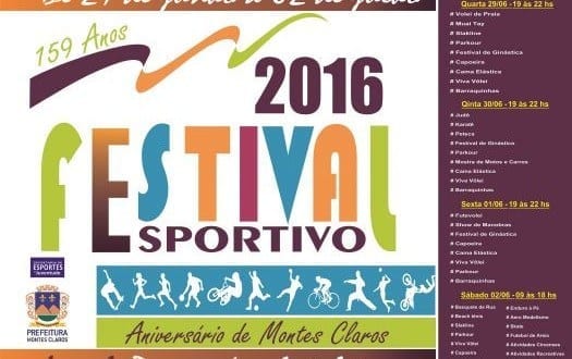 Montes Claros - Prefeitura promove festival esportivo para celebrar o aniversário de Montes Claros