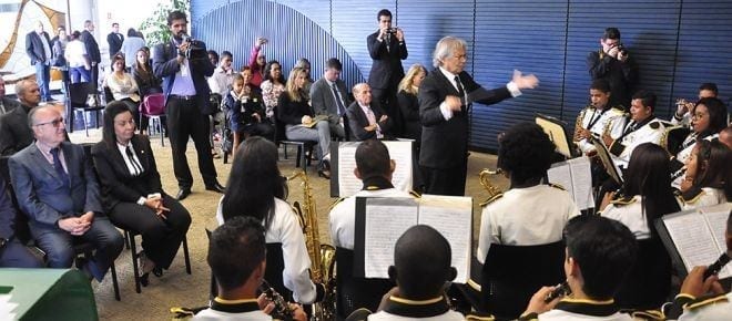 Cultura NM - Banda Sinfônica de Pirapora é homenageada na Câmara Federal