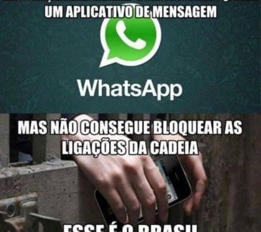 Por que bloqueiam o WhatsApp a população, mas não celulares em presídios?