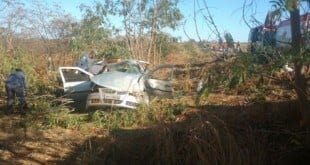 Norte de Minas - 5 pessoas ficam feridas após capotar veículo no Norte de Minas - Foto: Corpo de Bomberios