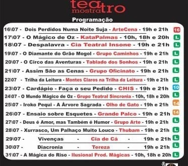 Cultura Moc - XVI Mostra de teatro apresenta "Dois Perdidos Numa Noite Suja"