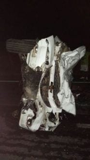 Norte de Minas - Carreta pega fogo após acidente envolvendo 03 veículos em Bocaiuva