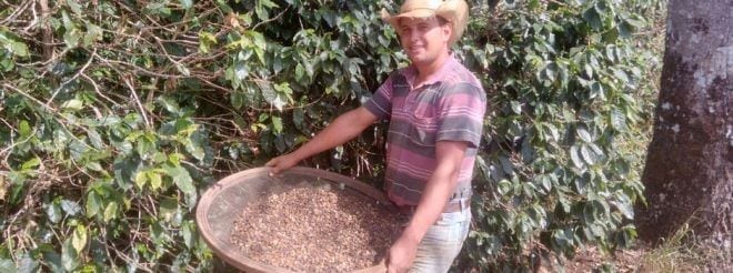 Rodrigo Dias de Pádua quer aprender logo as novas técnicas no cultivo do café