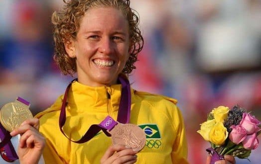 Yane Marques, atleta do pentatlo moderno, foi medalha de bronze nos Jogos Olímpicos de Londres, em 2012
