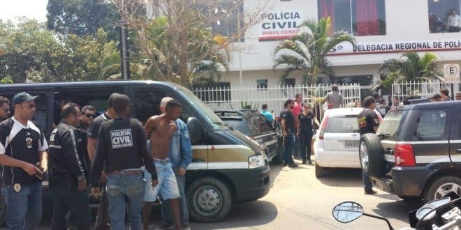 Até o momento, 7 homens e uma mulher foram presos. Foto: Polícia Civil de Pirapora