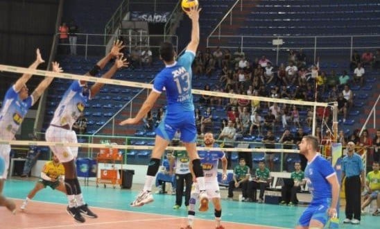 Vôlei - Montes Claros Vôlei vence o Minas Minas Tênis Clube