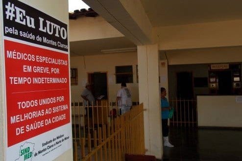 Montes Claros - Prefeitura não cumpre acordo e médicos especialistas definem retorno da greve em Montes Claros
