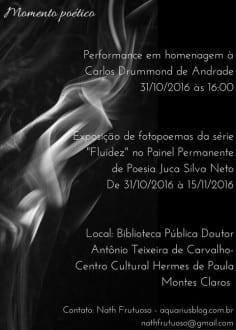 Cultura Moc - Painel Permanente de Poesia Juca Silva Neto apresenta da série “Fluidez”