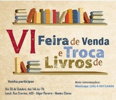 Montes Claros - VI Feira de Livros do Brechó do desapego III (Livros, CD, Filmes)‏