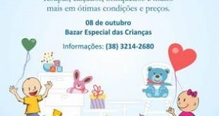 Mês das Crianças - Fundação Sara realiza Bazar Especial em Montes Claros