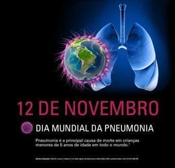 Saúde - Amanhã é o Dia Mundial da Pneumonia cuide-se