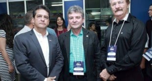 Adauto Marques, Edilson Torquato e Dr. Newton Figueiredo, presidentes da Fiemg e ACI, vão receber a imprensa local e lançar a 22ª Fenics