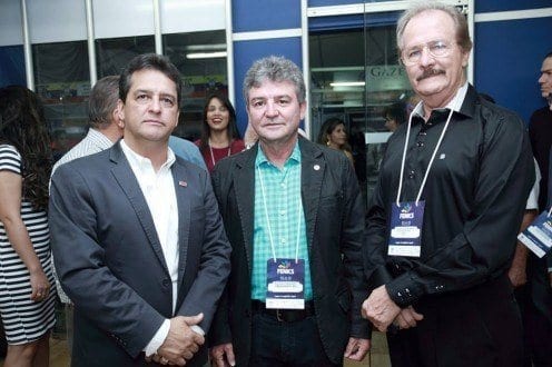 Adauto Marques, Edilson Torquato e Dr. Newton Figueiredo, presidentes da Fiemg e ACI, vão receber a imprensa local e lançar a 22ª Fenics