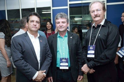 Adauto Marques, Edilson Torquato e Dr. Newton Figueiredo, presidentes da Fiemg e ACI, vão receber a imprensa local e lançar a 22ª Fenics