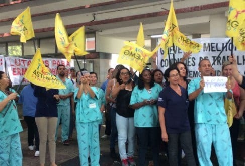 MG - Funcionários de sete hospitais da Fhemig entram em greve por tempo indeterminado