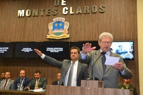 Montes Claros - Posse Prefeito Humberto Souto e Vice Adauto Marques - Foto: Fábio Marçal