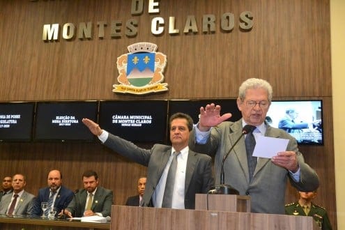 Montes Claros - Posse Prefeito Humberto Souto e Vice Adauto Marques - Foto: Fábio Marçal