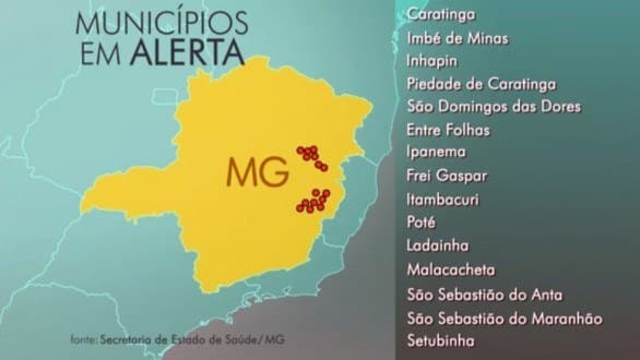 MG - Sobe para 30 o número de mortes por suspeita de febre amarela em Minas
