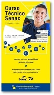 O SENAC de Montes Claros está com matrículas abertas para os cursos Técnico em Enfermagem e Técnico em Administração.
