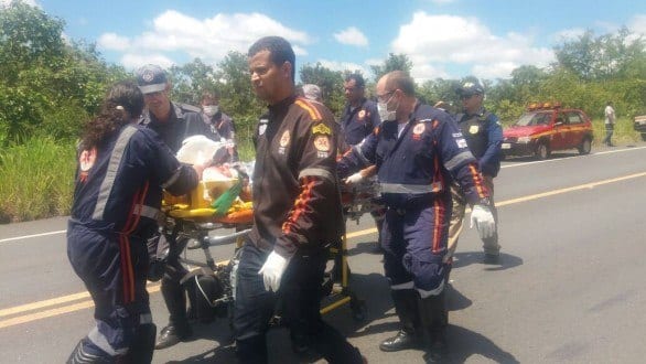 Norte de Minas - Grave acidente deixa três pessoas mortas em Engenheiro Navarro - Foto: Corpo de Bombeiros 
