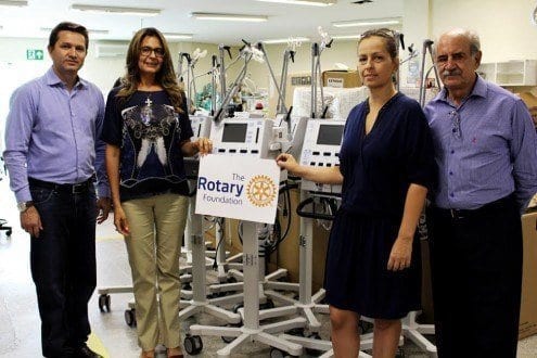 Montes Claros - Santa Casa de Montes Claros recebe equipamentos doados pelo Rotary
