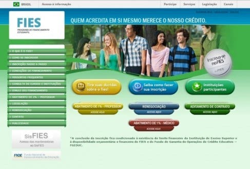 MEC libera nesta segunda o resultado do Fies
