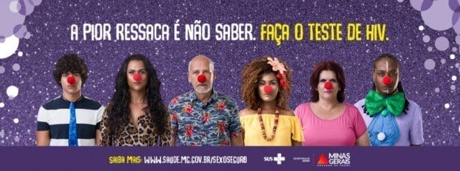 A ação é dirigida principalmente àquele folião ou foliã que se expôs a alguma situação de risco durante o Carnaval
