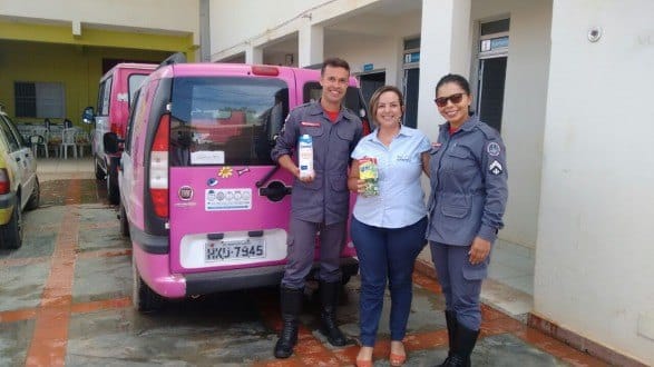 Montes Claros – Bombeiros promovem doação de leite para Instituições de Apoio Social