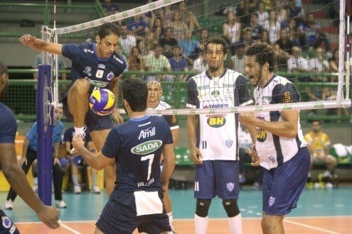 Vôlei - Montes Claros Vôlei perde mais uma contra o Sada Cruzeiro