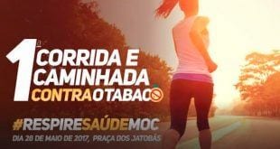 Montes Claros - Corrida e Caminhada Contra o Tabaco, inscrições vão até essa sexta-feira