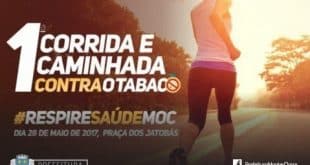 Montes Claros - Inscrições abertas para a I Corrida e Caminhada Contra o Tabaco