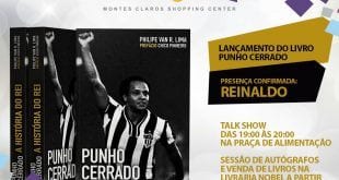 Montes Claros - Biografia do craque Reinaldo, ex-jogador do Atlético, será lançada no Montes Claros Shopping