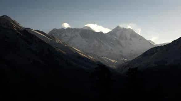 Visão do Monte Everest a partir de Tengboche, que fica 300 km ap noroeste de Katmandu - AFP
