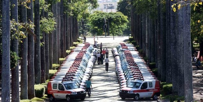 Desde 2015, o governo do Estado já entregou mais de 550 ambulâncias às prefeituras