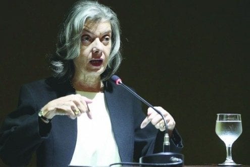 Defesa. “Afirmo minha fé na imprensa livre, porque é um direito fundamental”, disse Cármen Lúcia