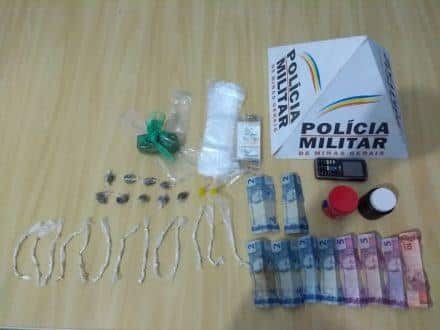 Norte de Minas - PM apreende drogas em bar e prende um homem em São Francisco
