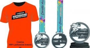 Corrida Aniversário de Montes Claros - Imagens da medalha e do troféu da prova são divulgadas