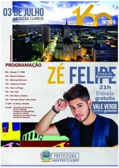 Montes Claros - Prefeitura divulga programação do aniversário de Montes Claros