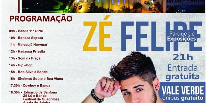 Montes Claros - Prefeitura divulga programação do aniversário de Montes Claros