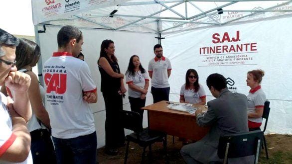 Serviço de Assistência Jurídica Gratuita Itinerante da Unimontes concorre ao Prêmio Innovare 2017