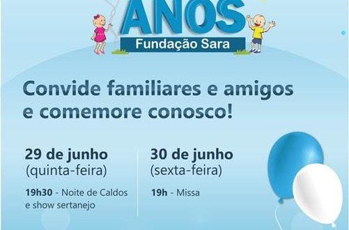 Montes Claros - Fundação Sara celebra 19 anos com programação aberta ao público