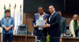 Cultura Moc - Sarney Jamesoli ganha placa de Mérito Cândido Canela