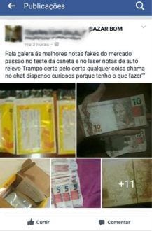 Norte de Minas - Homem vende dinheiro falso pelas redes sociais em Buritizeiro