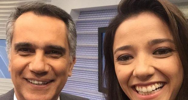 Apresentadora do Globo Esporte, Maíra Lemos foi uma das que prestaram homenagens ao apresentador